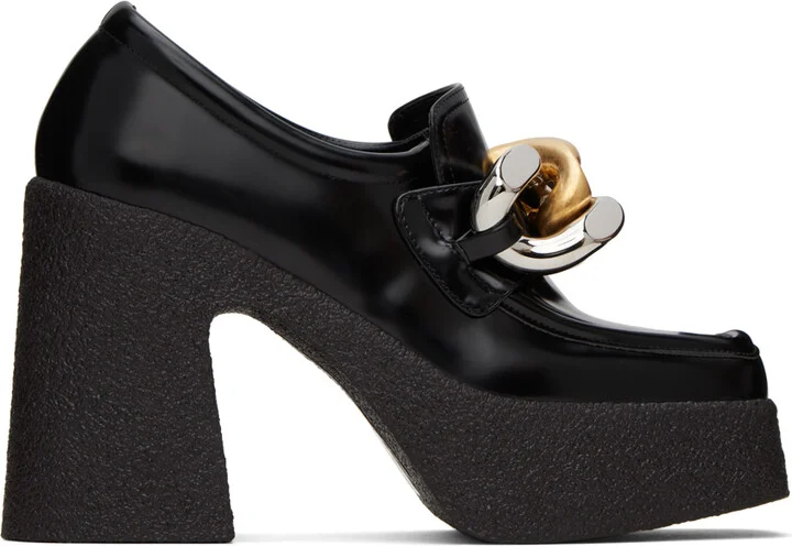Stella McCartney Black Skyla Chunky Heels