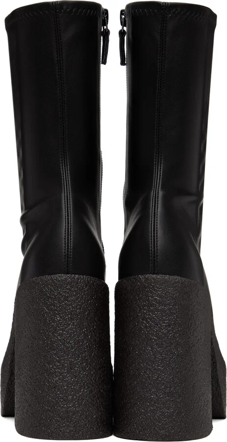 Stella McCartney Black Skyla Heeled Boots - Image 2
