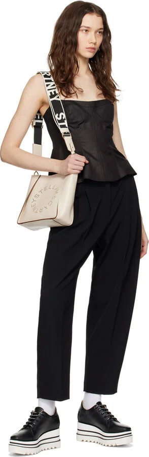 Stella McCartney Black Sneak-Elyse Platform Derbys - Image 5