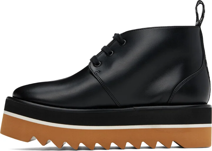 Stella McCartney Black Sneak-Elyse Platform Loafers - Image 3