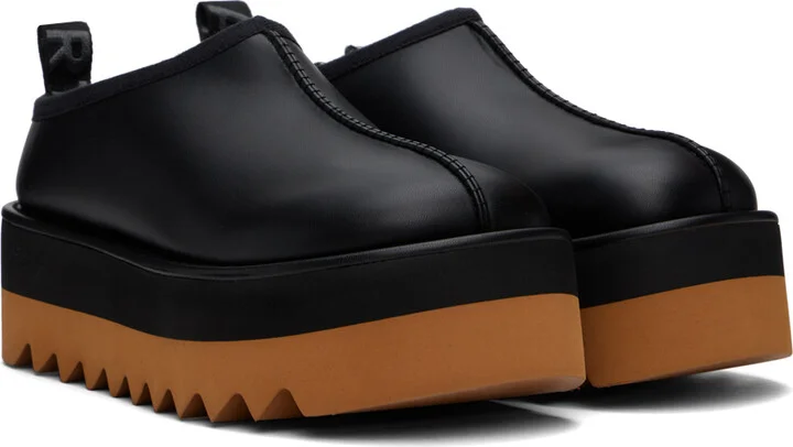 Stella McCartney Black Sneak-Elyse Platform Slippers - Image 4