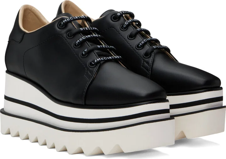 Stella McCartney Black Sneak-Elyse Sneakers - Image 4