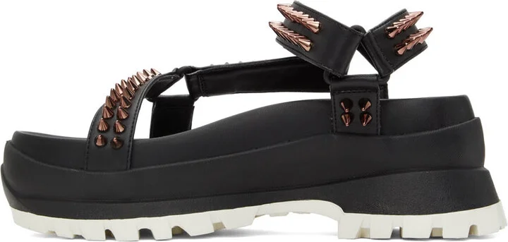 Stella McCartney Black Trace Sandals - Image 3
