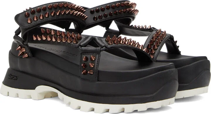 Stella McCartney Black Trace Sandals - Image 4