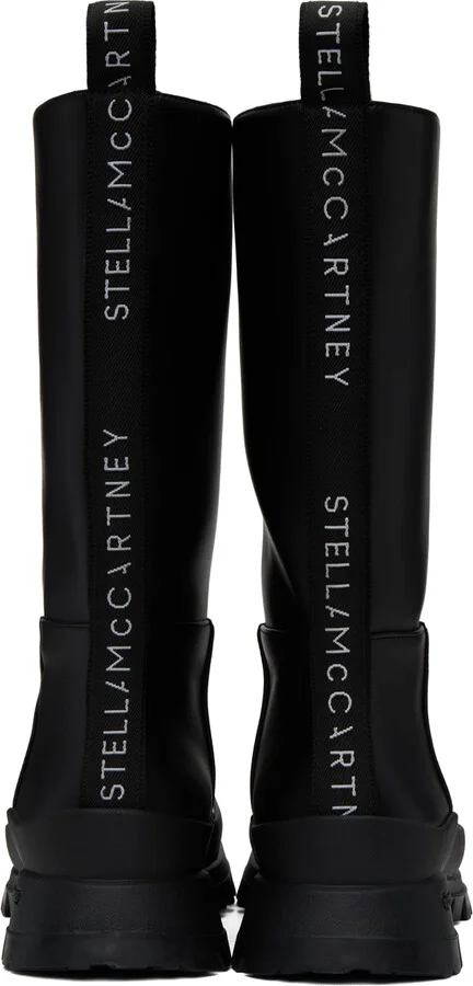Stella McCartney Black Trace Tubo Boots - Image 2