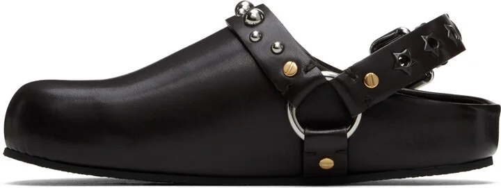 Stella McCartney Brown Elyse Studded Clogs - Image 3