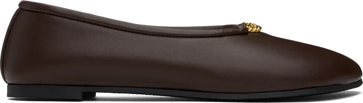 Stella McCartney Brown Ryder Ballerina Flats