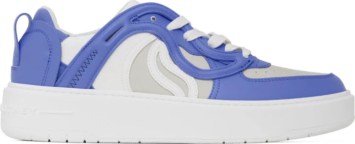 Stella McCartney Bue & White S-Wave 1 Sneakers
