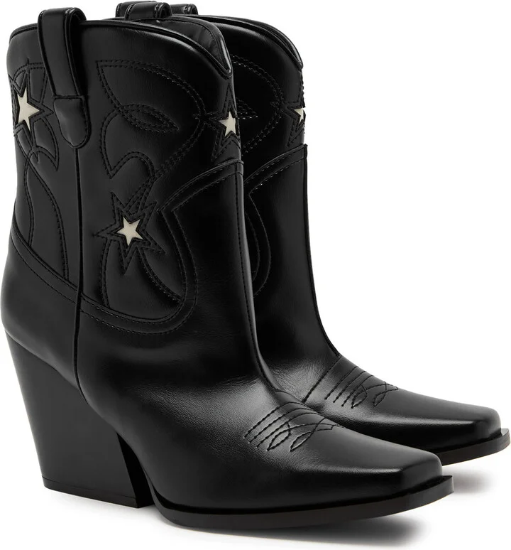 Stella Mccartney Cloudy 90 Faux Leather Cowboy Boots - Image 2