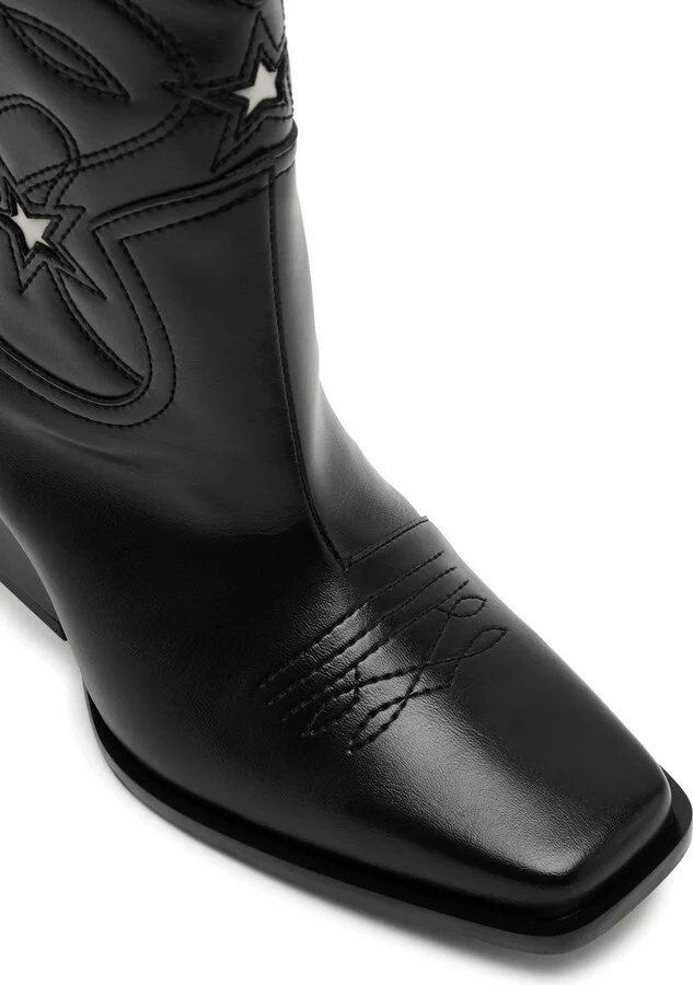 Stella Mccartney Cloudy 90 Faux Leather Cowboy Boots - Image 4