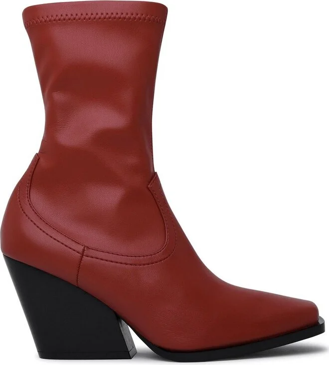 Stella McCartney Cowboy Stretch Square Toe Boots
