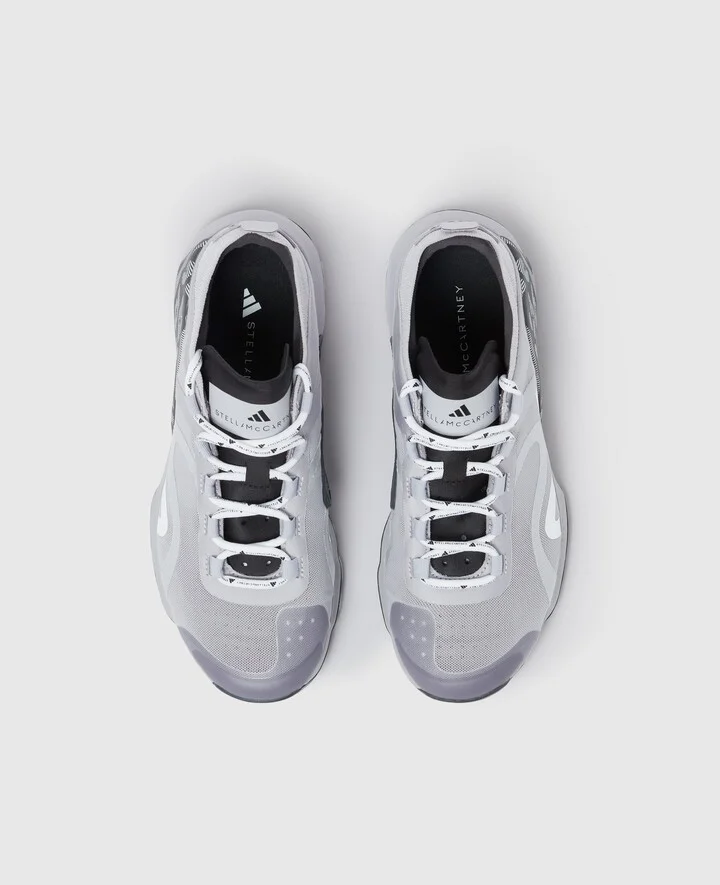 Stella McCartney - Dropset Sneakers, Woman, Glory Gray/Utility Black/White, Size: 4h - Image 4