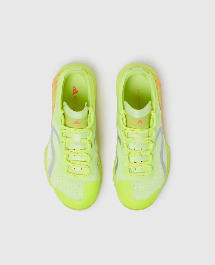 Stella McCartney - Dropset Sneakers, Woman, Hi-Res Yellow/Solar Yellow/Bahia Glow Green, Size: 4h - Image 4