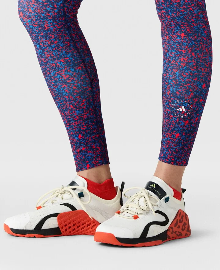 Stella McCartney - Dropset Strength Trainers, Woman, Orange/White, Size: 8 - Image 6