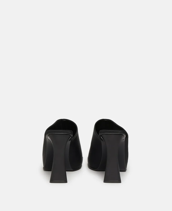Stella McCartney - Elsa Heeled Mules, Woman, Black, Size: 35 - Image 3