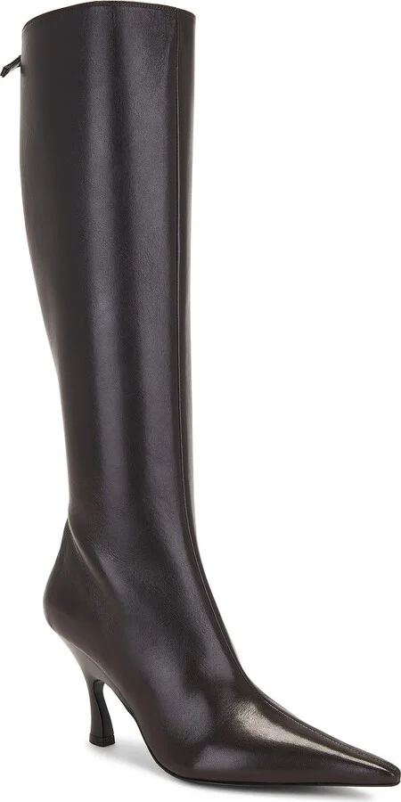 Stella McCartney Elsa Knee High Boot in Chocolate - Image 2