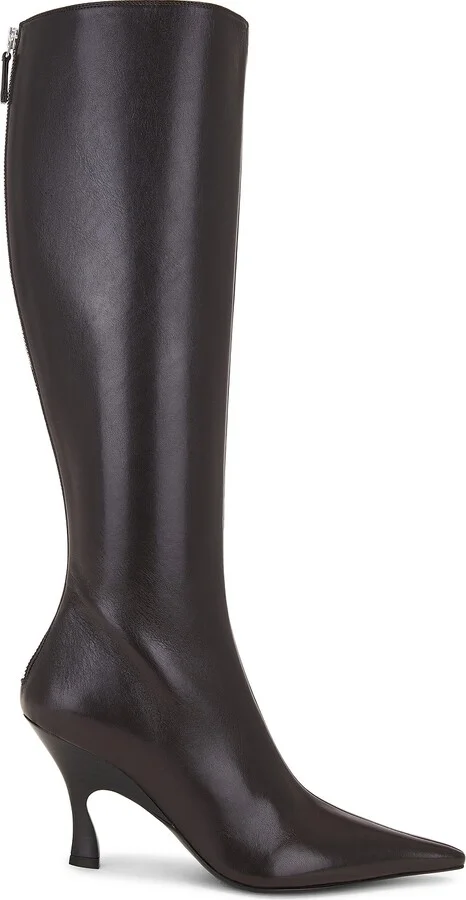 Stella McCartney Elsa Knee High Boot in Chocolate