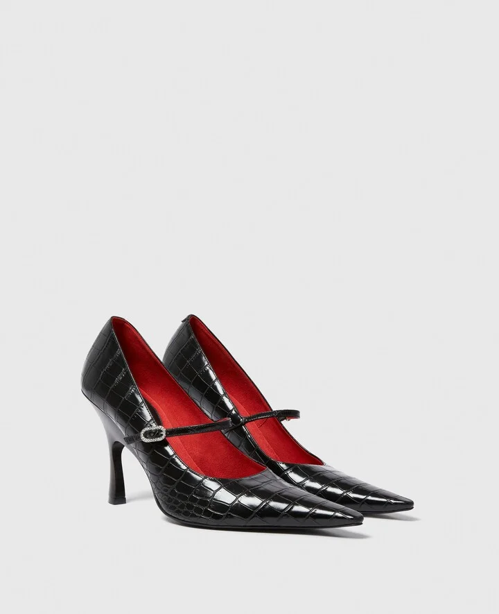 Stella McCartney - Elsa Pointed-Toe Pump, Woman, Black, Size: 35 - Image 2