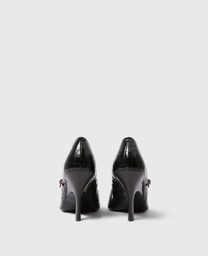 Stella McCartney - Elsa Pointed-Toe Pump, Woman, Black, Size: 35 - Image 3