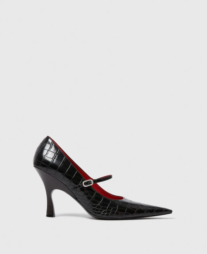 Stella McCartney - Elsa Pointed-Toe Pump, Woman, Black, Size: 35