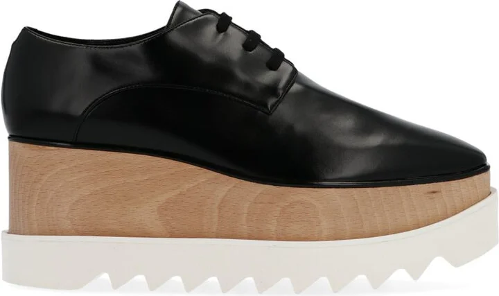 Stella McCartney 'Elyse’ Lace Up Wedges