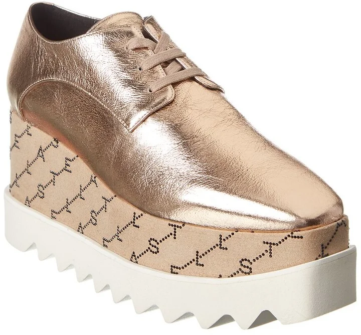 Stella Mccartney Elyse Monogram Platform Oxford