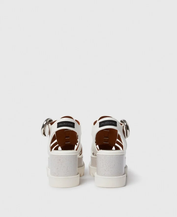 Stella McCartney - Elyse Platform Sandals, Woman, Black, Size: 36h - Image 6