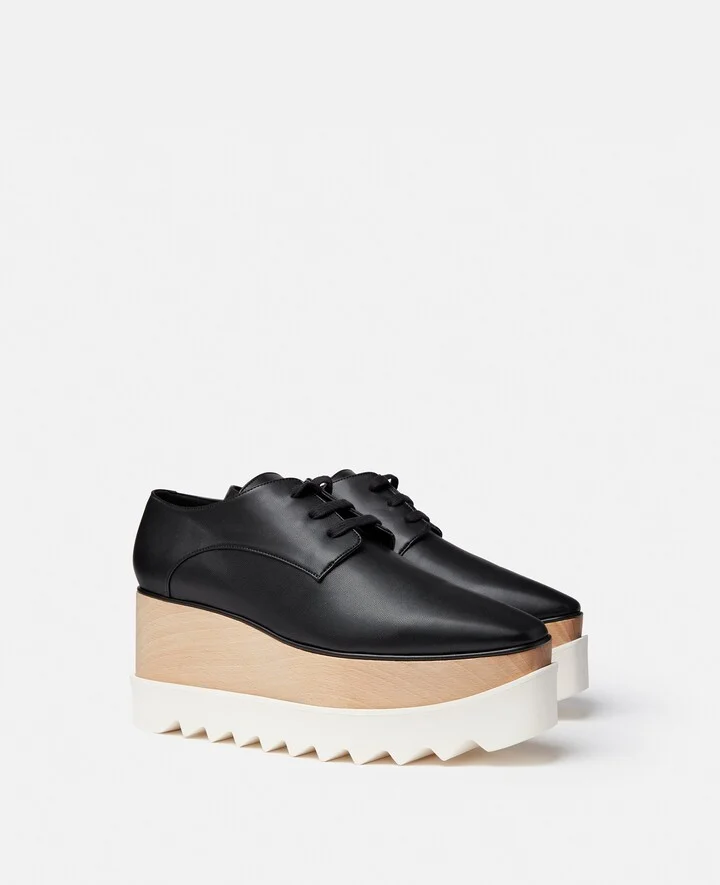 Stella McCartney - Elyse Platforms, Woman, Black, Size: 34 - Image 3