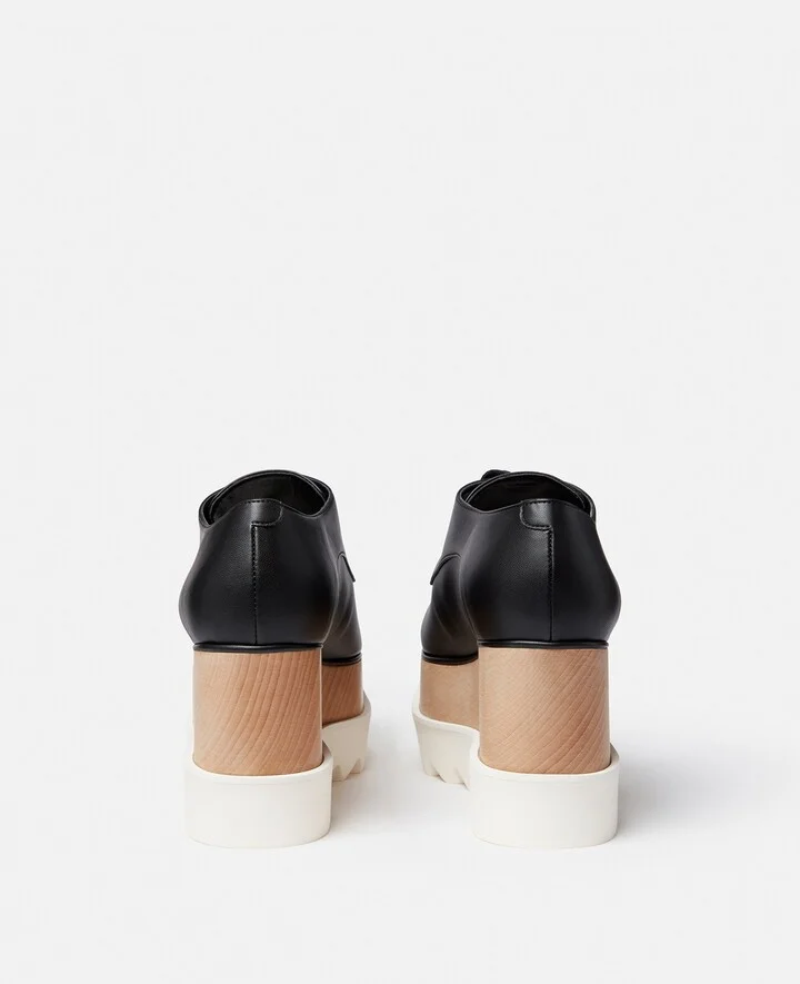 Stella McCartney - Elyse Platforms, Woman, Black, Size: 34 - Image 4