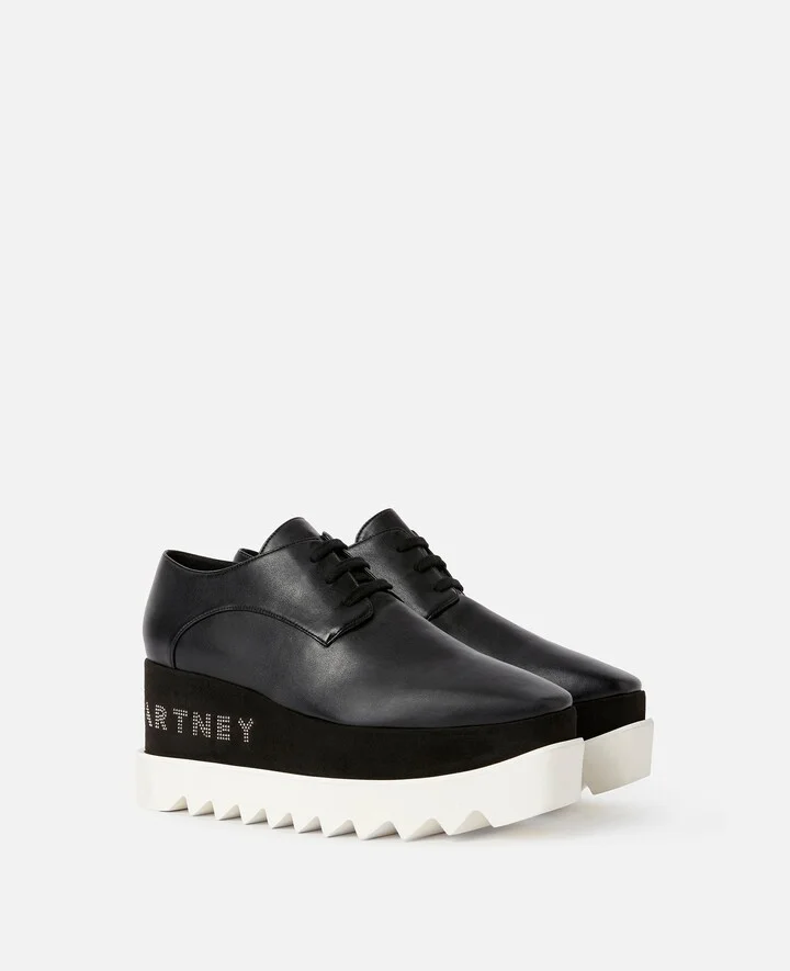Stella McCartney - Elyse Platforms, Woman, Black, Size: 34 - Image 3
