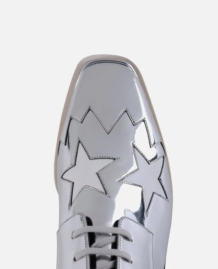 Stella McCartney - Elyse Platforms, Woman, Silver, Size: 34 - Image 2