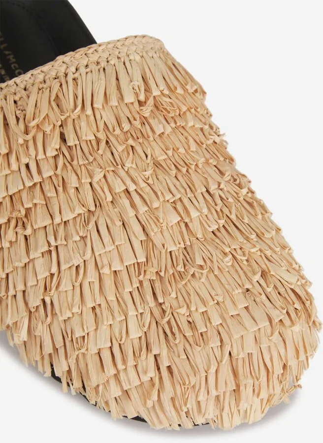 Stella McCartney Elyse Rafia Clogs - Image 4