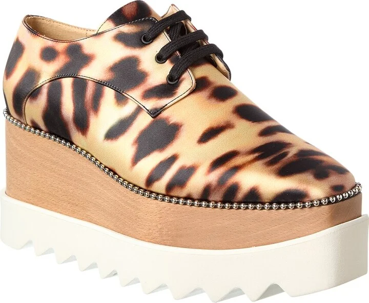 Stella McCartney Elyse Satin Platform Sneaker