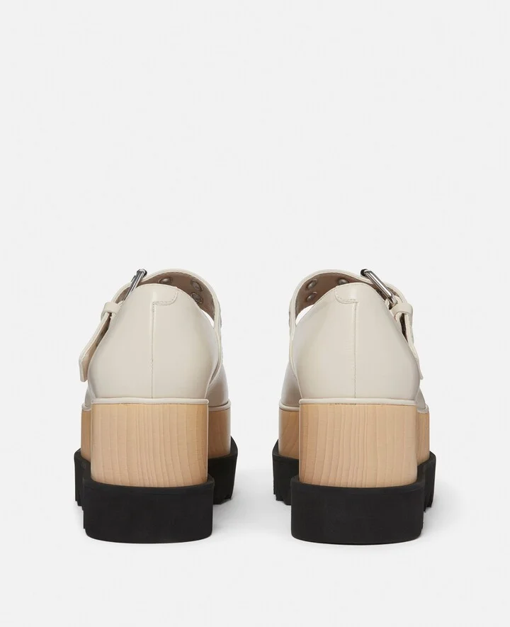 Stella McCartney - Elyse Star-Studded Mary Janes, Woman, Midnight black, Size: 38 - Image 6