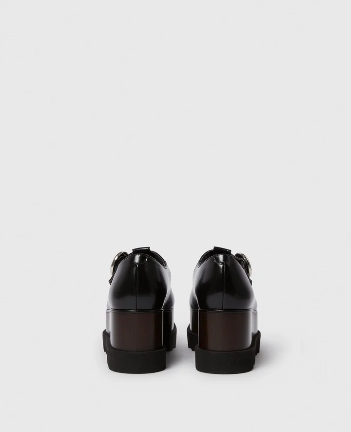 Stella McCartney - Elyse T-Bar Platform Mary Janes, Woman, Black, Size: 34h - Image 3