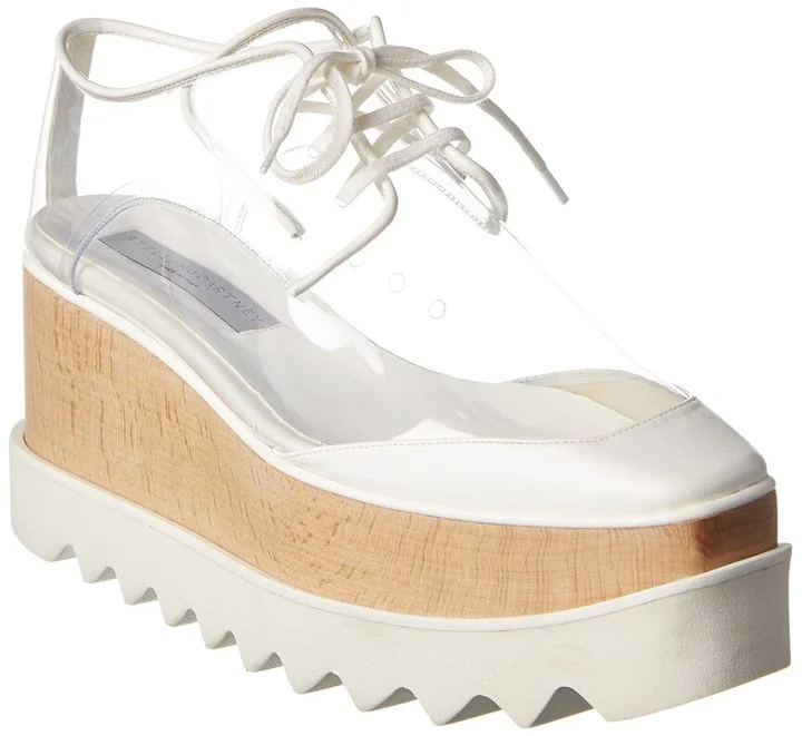 Stella McCartney Elyse Transparent Platform Oxford