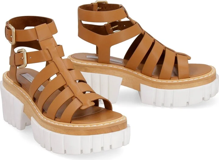 Stella McCartney Emilie Vegan Leather Sandals - Image 3