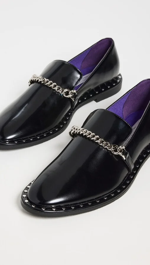 Stella McCartney Falabella Brush Alt Mat Loafers - Image 3