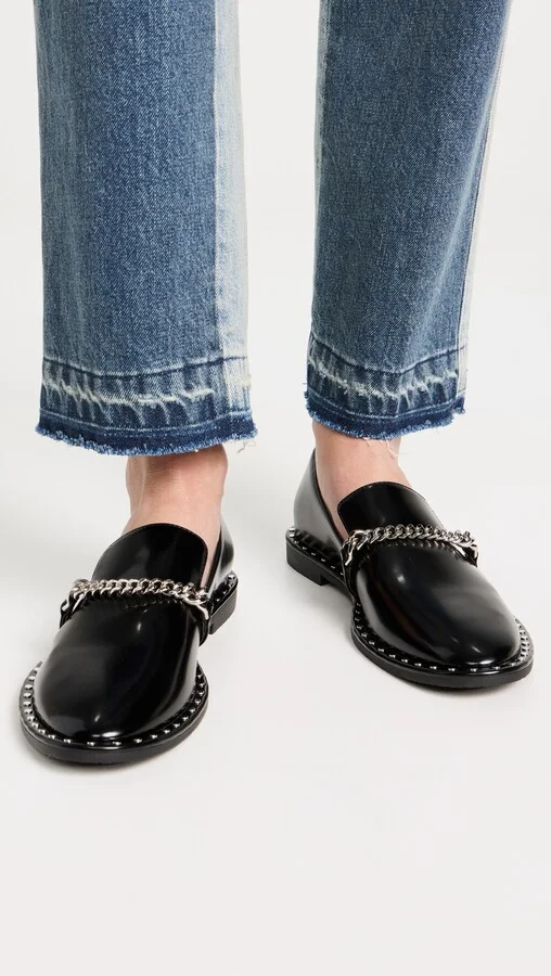 Stella McCartney Falabella Brush Alt Mat Loafers - Image 4