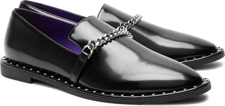 Stella Mccartney Falabella Faux Leather Loafers - Image 6