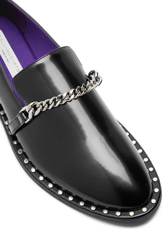 Stella Mccartney Falabella Faux Leather Loafers - Image 8