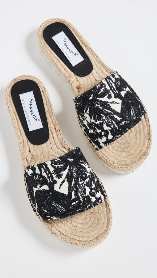 Stella McCartney Gaia Embroidered Mushroom Slides - Image 3