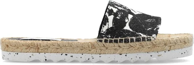 Stella McCartney Gaia Moth Slip-On Espadrille Slides