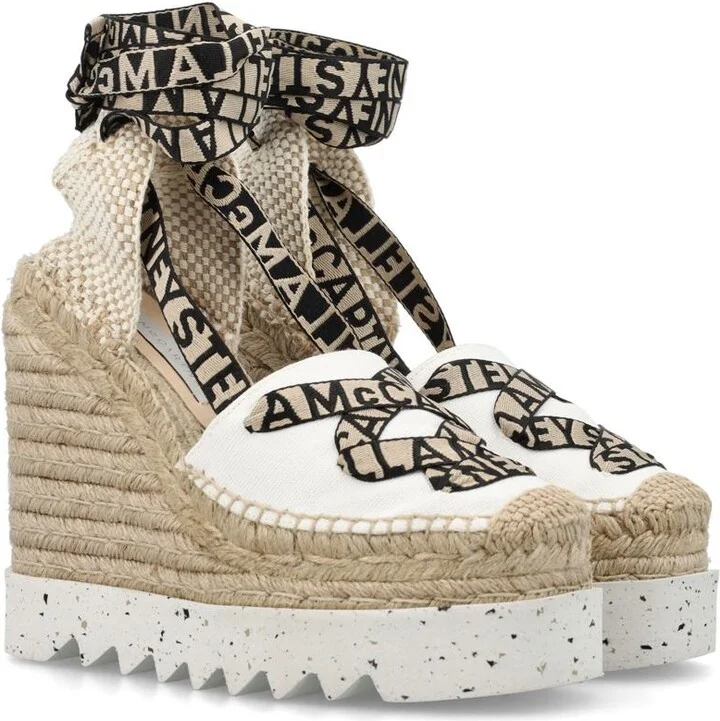 Stella McCartney Gaia Platform Espadrille Wedges - Image 2