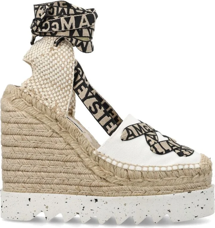 Stella McCartney Gaia Platform Espadrille Wedges
