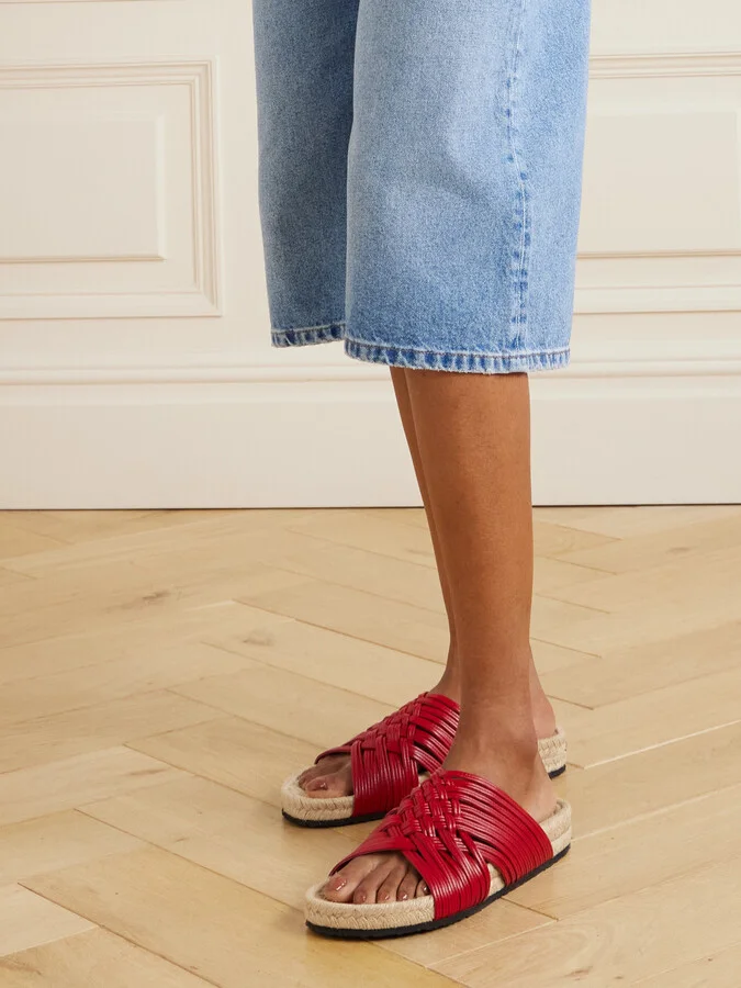 Stella McCartney - Gaia Vegan Flats - Red - Image 2