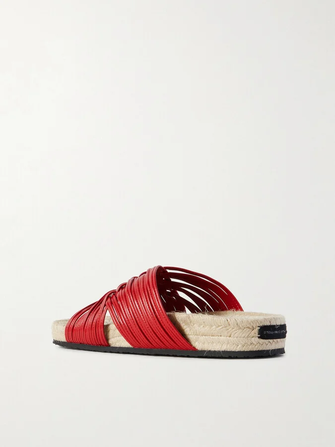 Stella McCartney - Gaia Vegan Flats - Red - Image 3