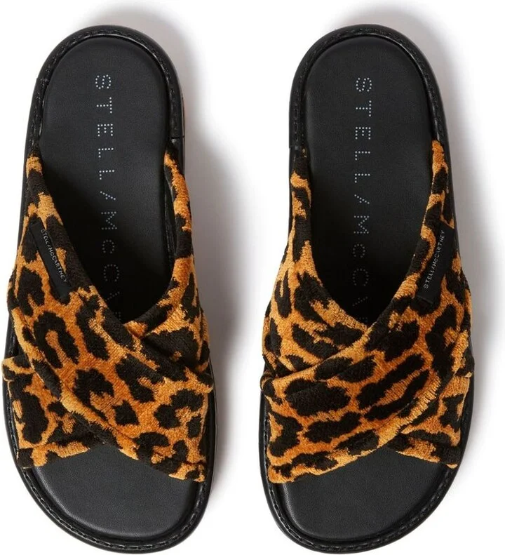 Stella McCartney 'Leo' Multicolored Leather Blend Slippers - Image 9