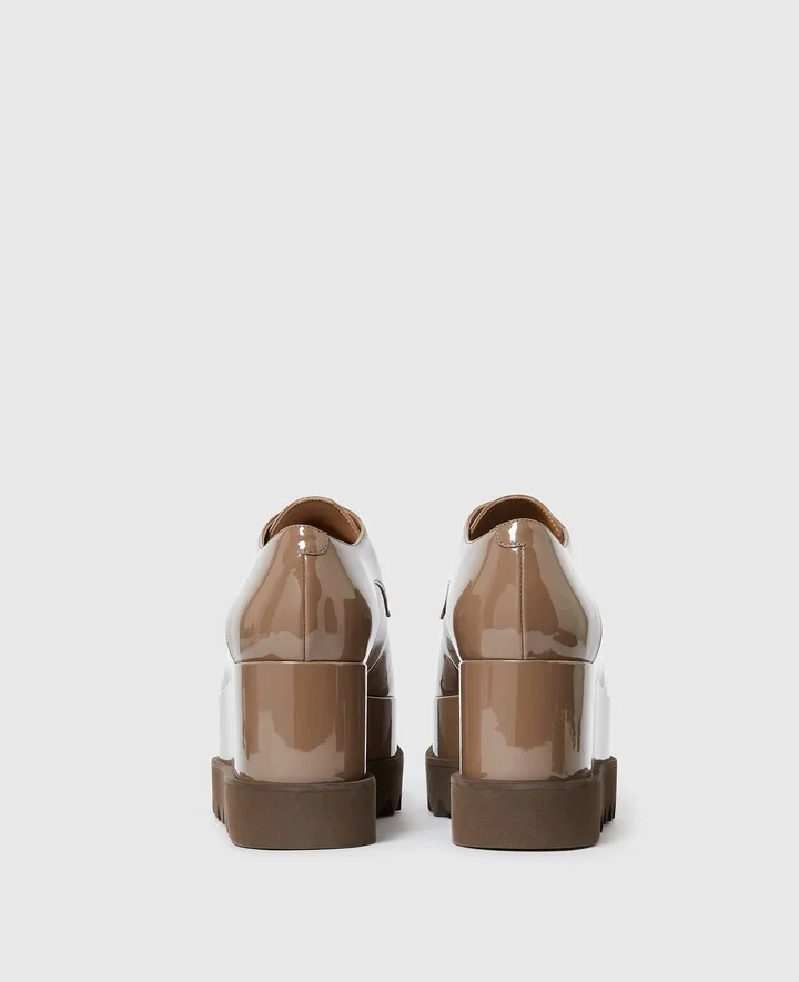 Stella McCartney - Limited Edition Elyse Monochrome Platforms, Woman, Caffe latte, Size: 34 - Image 3
