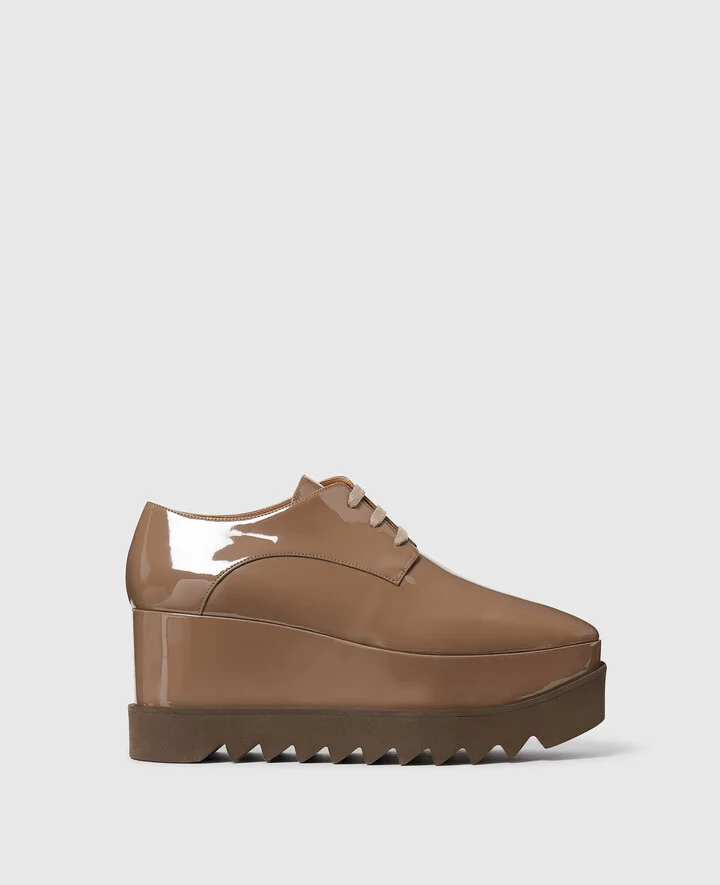 Stella McCartney - Limited Edition Elyse Monochrome Platforms, Woman, Caffe latte, Size: 34